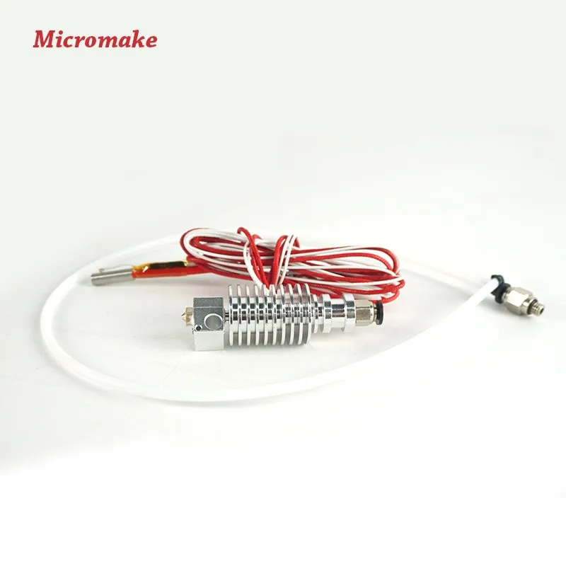 Micromake 3d части принтера V5 экструдер на большие расстояния провод подачи J-Head сопло для 1,75 мм нити