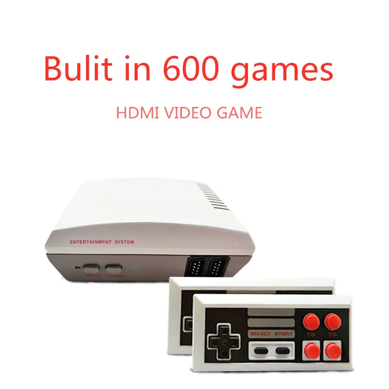 

Новая портативная мини-игра HD в ретро стиле, 600 встроенных классических игр, поддержка ТВ-игр, двойная игровая консоль FC