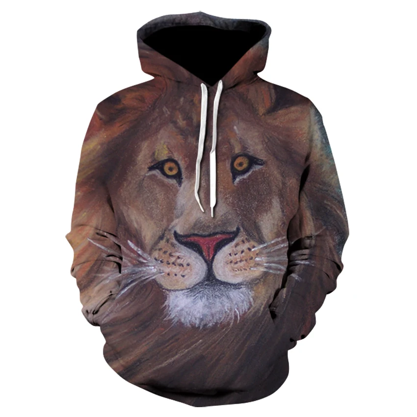 2018 Devin Du autumn new fashion animal jersey 3D printing hoodie women/ men hooded jacket long-sleeved pullover S-5XL | Мужская одежда