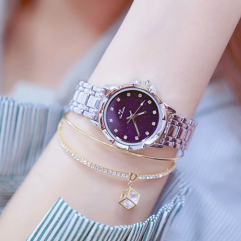 

Women Fashion Watches Starry Sky Dial Ladies Wristwatches Crystal Diamond Casual Quartz Watches relogio feminino Luxury Saac