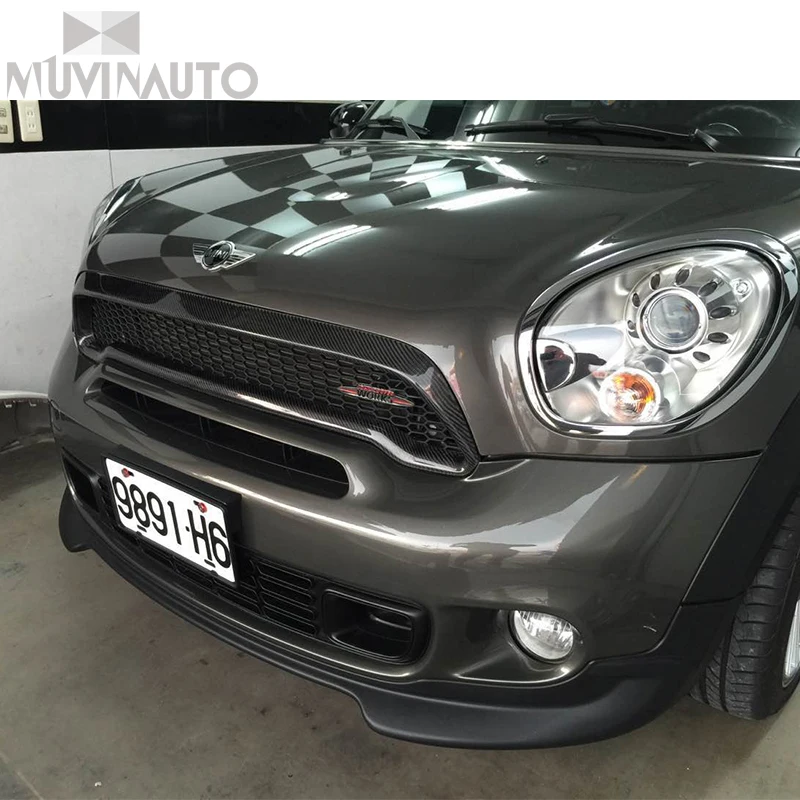 ForMini R60S решетка для Mini COOPER углеродная волоконная решётка гриль углеродного