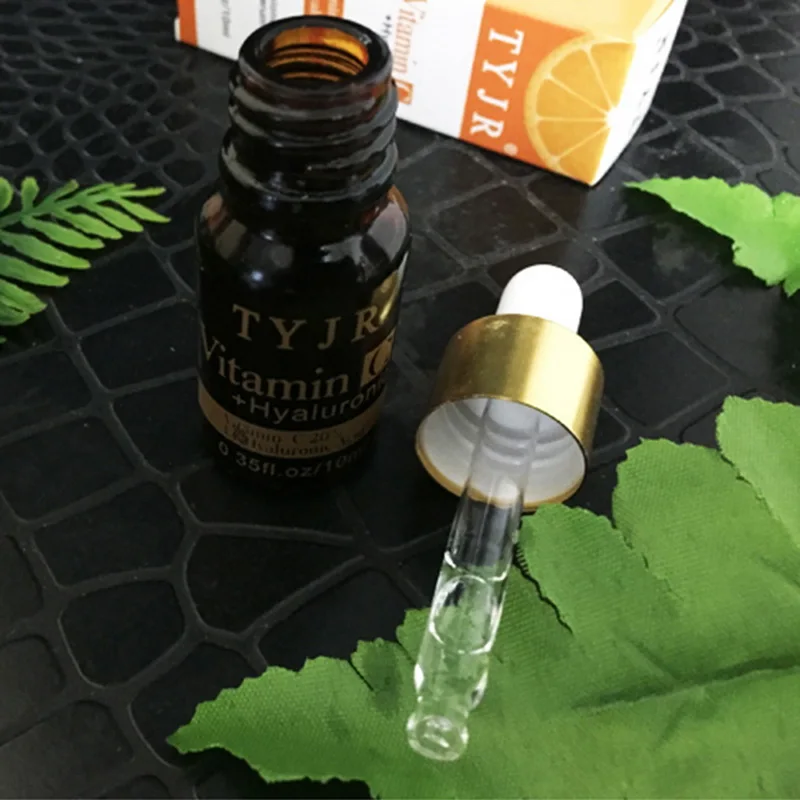 Брендовая антивозрастная Сыворотка для лица Витамин С+ Гиалуроновая кислота эссенция для кожи жидкая отбеливающая увлажняющий уход за лицом уход за молодой кожей