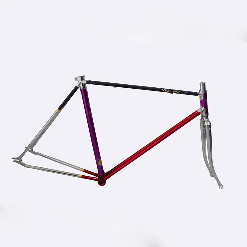 Рама из хромированной молибденовой стали fixie bike 4130 700 C рама 48 см 50 52 54 56 58