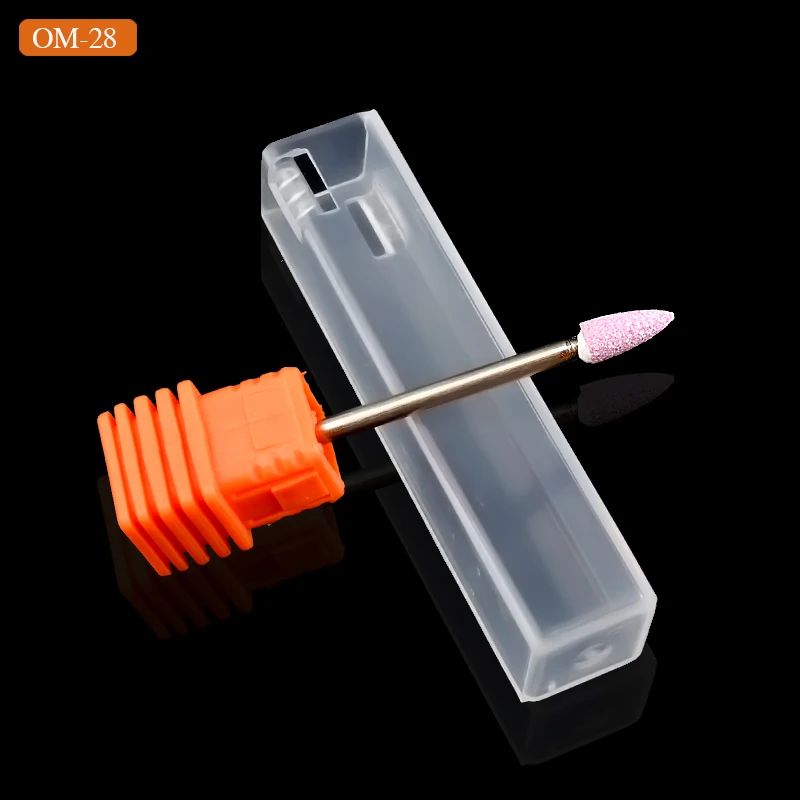 Nail Art Drill Bit Quartz Stone Rotate Cuticle Clean Cutter File Milling For Electric Manicure Machine Pedicure Tool Accessories | Красота и