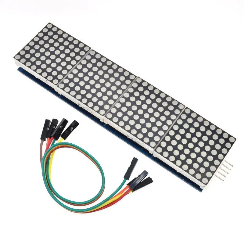 AEAK MAX7219 матричный модуль для Arduino микроконтроллер 4 в одном дисплее с 5P линии