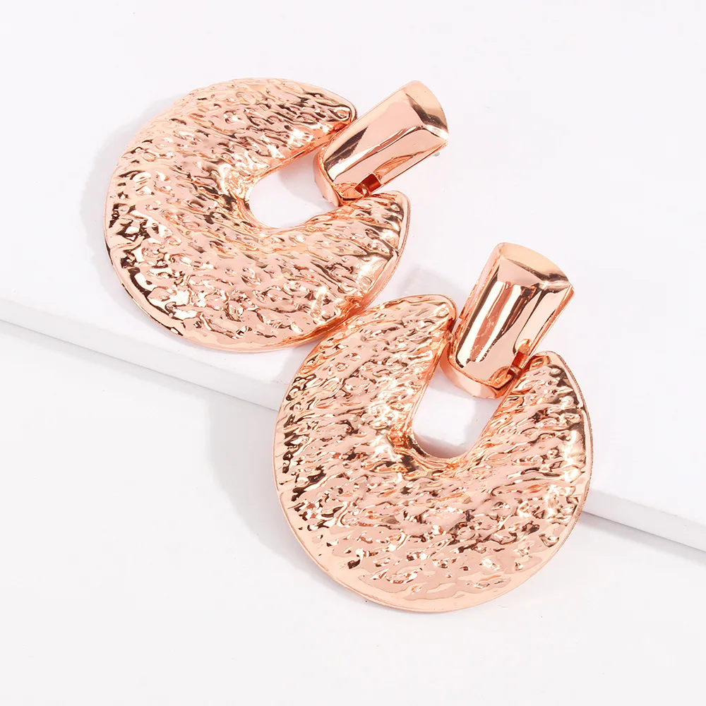 Geometric Vintage Earrings for women gold color big earrings 2018 fashion jewelry statement earings modern trendy jewellry gift | Украшения