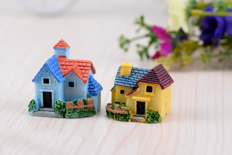 Европейская вилла Фигурка декоративная мини-сказочный сад мультфильм