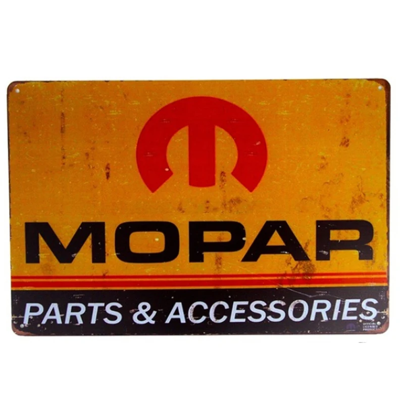 Mopar You Are with Us винтажный металлический знак фиксация магазин Наклейка на стену для