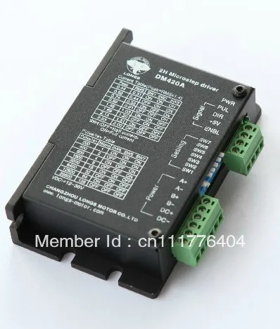 Nema17 шаговый двигатель с 4000G.CM 1.7A 0 9 градусов 48 мм 12 36VDC 128 DM420A для ЧПУ/3D принтера|nema17