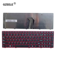 gzeele us red new english replace laptop keyboard for lenovo g580 z580a g585 z585 g590 series notebook keyboards