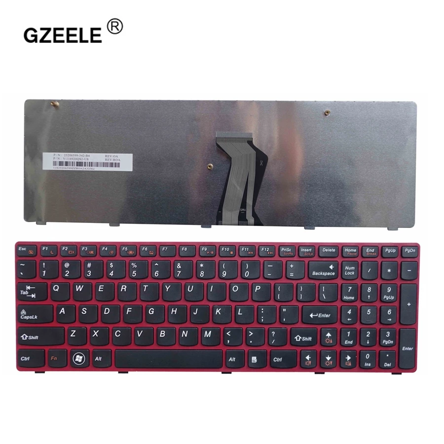 Клавиатура GZEELE для ноутбука Lenovo G580 Z580A G585 Z585 G590 | Компьютеры и офис