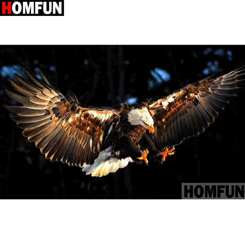 Алмазная живопись HOMFUN Орлан алмазная вышивка с полными квадратными/круглыми