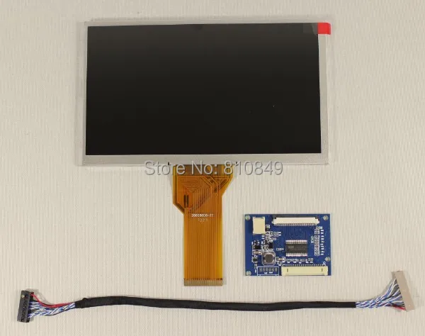 7-дюймовая LVDS ЖК-панель AT070TN92 800*480 + LVDS-TTL Tcon плата = с интерфейсом | Электроника