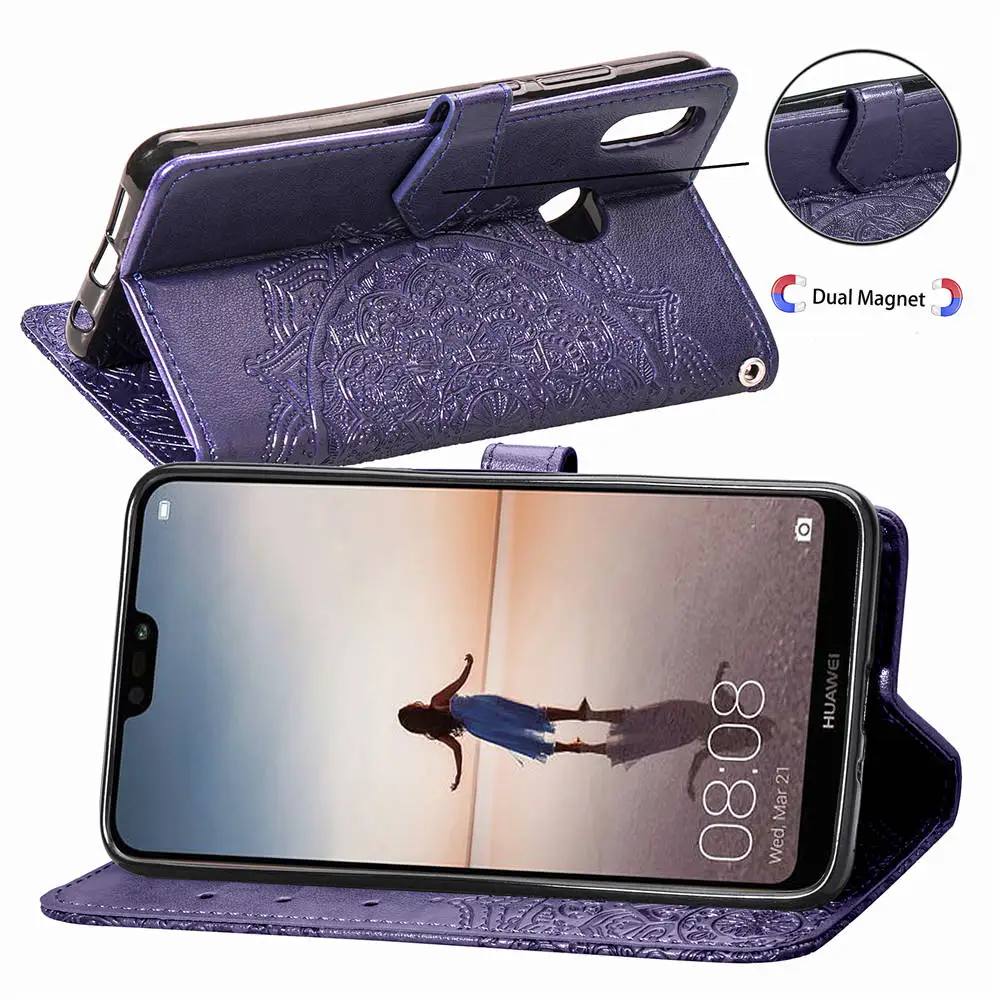 Чехол для Huawei Honor 7A 7C Pro 6A 6X 9 Lite P кожаный умный флип чехол P20 P10 Mate 10 P8 2017 Y5