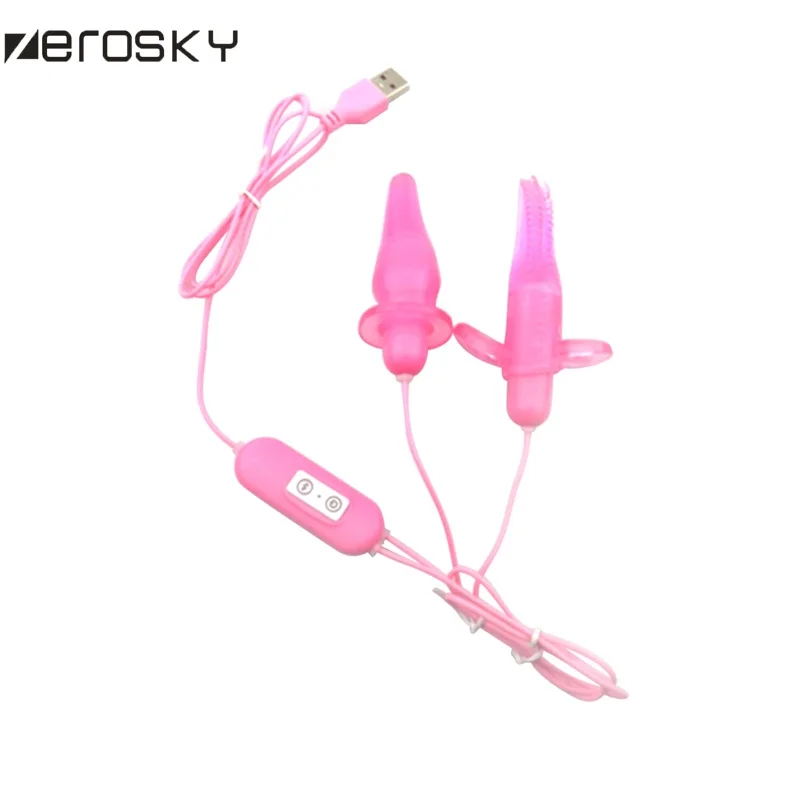 Zerosky USB Power Sex Anal plug Female Masturbation Vibrating Massage Stick Jump Egg Vibrator Toys for Women | Красота и здоровье