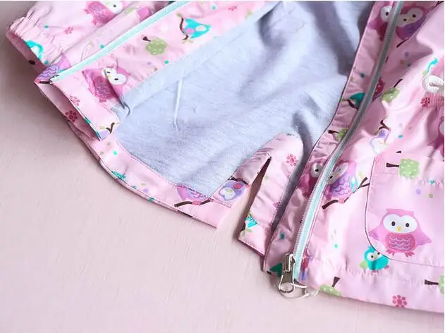 Hot sale2017 Baby Girl Jackets Hooded Jacket Print Owl For Girls Children Kids Spring Outdoor Clothing | Детская одежда и обувь