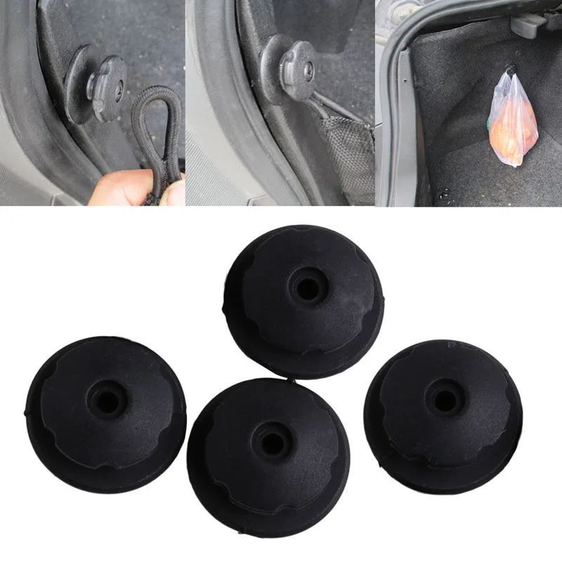 

4pcs/set Mounting Point Car Rear Cargo Trunk Organizer Luggage Net Hardware Hook