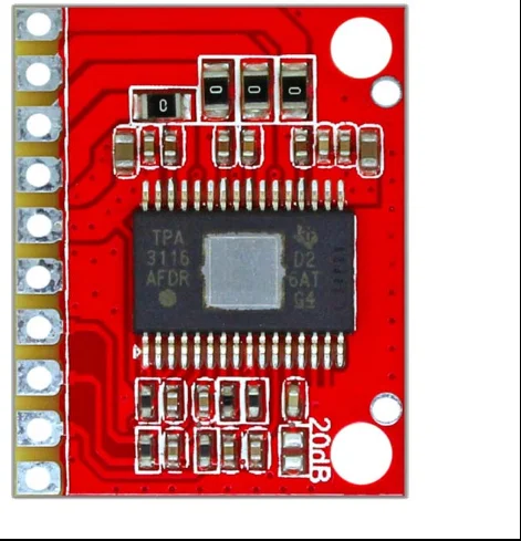 OEP50W * 2 Мини цифровой усилитель плата модуль Diy комплект 50Wx2 Super TDA7498 TPA3116D2|amplifier