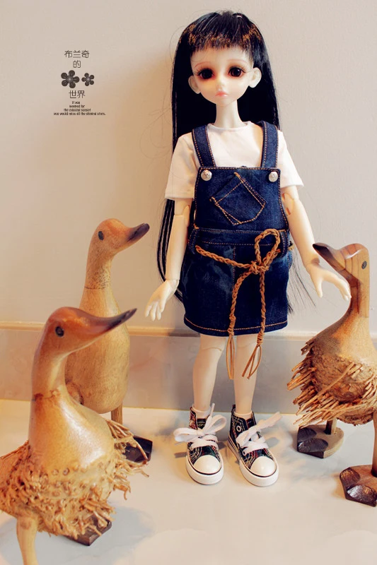 1/6 1/4 1/3 весы BJD из джинсовой ткани можно носить с юбкой или джинсами для BJD/SD Одежда