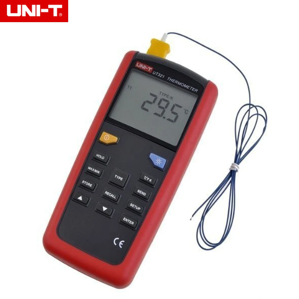 

UNI-T UT321 USB Interface K/J/T/E Type Digital Temperature Thermometer