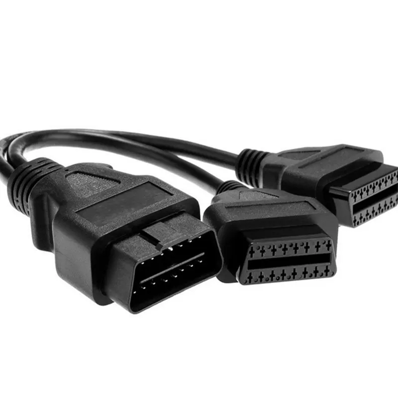 Высококачественный 16-контактный разветвитель OBD 2 адаптер удлинитель штекер на