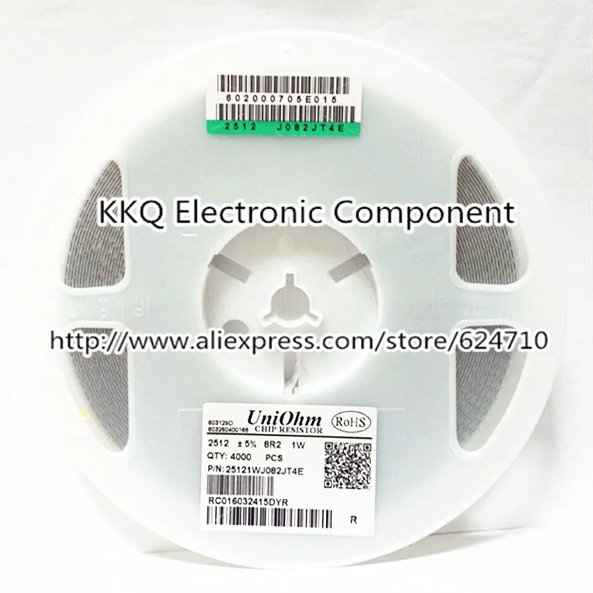 100pcs/bag 2512 5% 3.3R 33R 330R 3.3K 33K 330K 3.6R 36R 360R 3.6K 36K 360K 1W SMD Resistor Chip 6432 6.40*3.20*0.50mm | Электроника