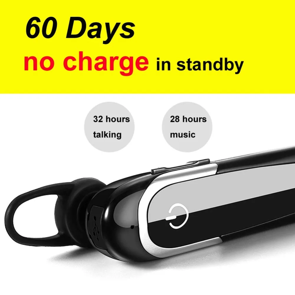 Новинка 5 0 Bluetooth-гарнитура 32 часа вызова беспроводные наушники Bluetooth