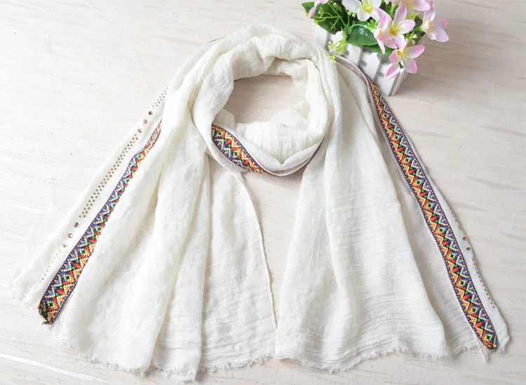 Fashion muslim hijab with rhinestones cotton paillette soft underscarf plain scarf diamond wrap niqab |