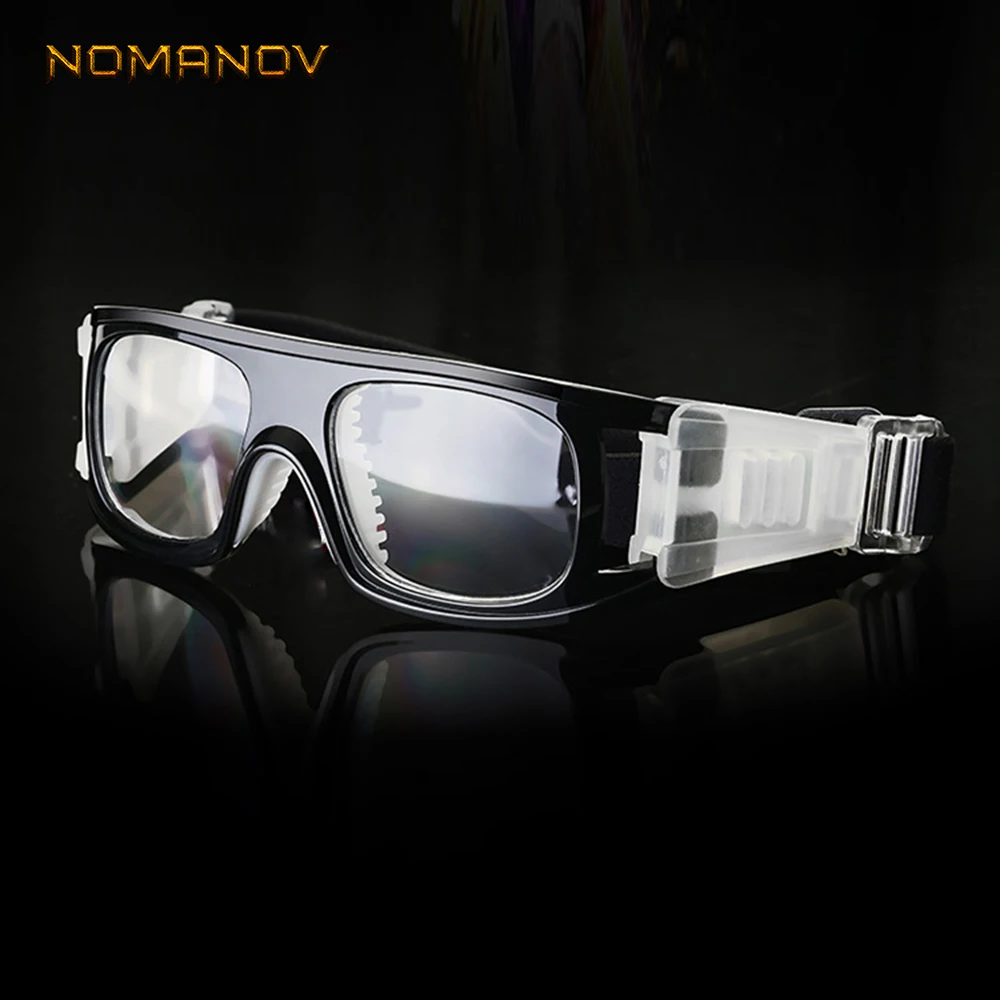 

Explosion Proof Basketball Football Sports Goggles Custom Made Prescription Glasses Photochromic Grey/ Brown Myopia Near-sighted