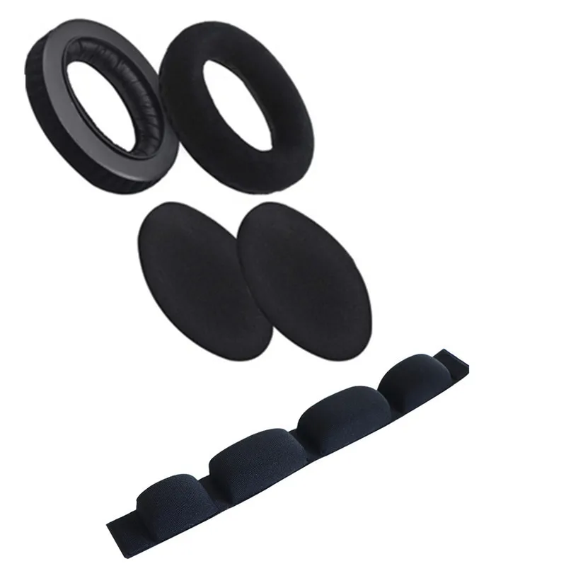 black Replacement Foam Ear Pads Cushions Earpad for Sennheiser HD545 HD565 HD580 HD600 HD650 Headphones male and female 23 JulyZ8 - Цвет: black