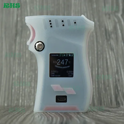 clear RHS силиконовый защитный чехол для правой руки/Чехол/чехол для Smok Mag 225W 13 цветов - Цвет: clear