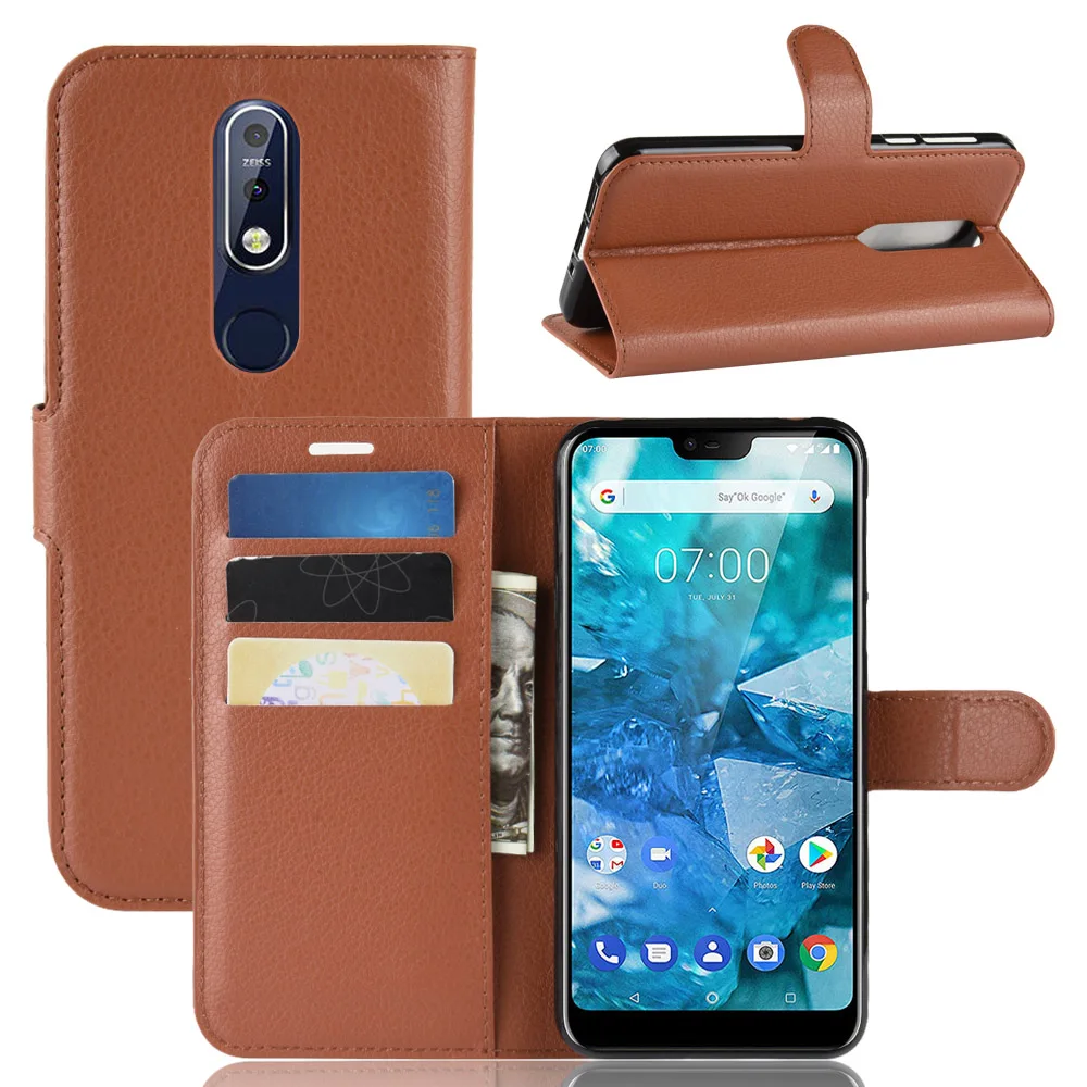 Чехол-кошелек, держатель для карт, чехол для телефона s для Nokia 7 Plus/7 из искусственной кожи чехол, защитный чехол для Nokia 7,1 7,1 Plus