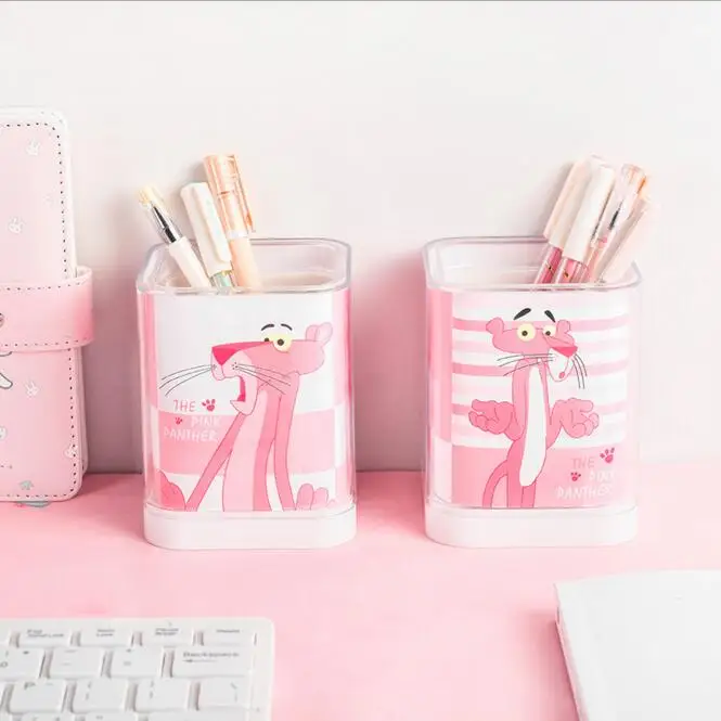 

Lovely Kids Pen Holder Desk Storage Container Box Cover Pencil Case Girls Birthday Gift School Office Children Stationery