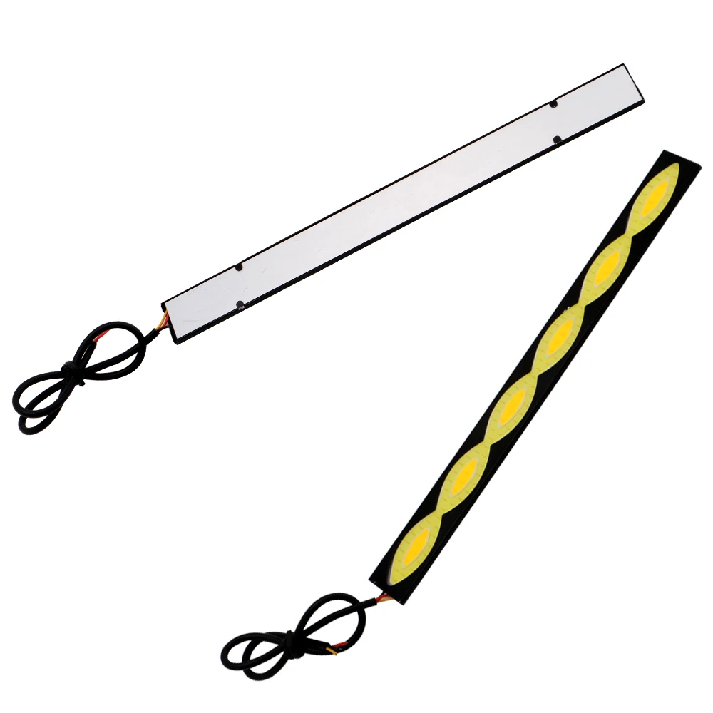 YM E Bright 2 пары 12 в белый + янтарный 205 мм 120 SMD COB 4 Вт дневные ходовые огни лм дневной
