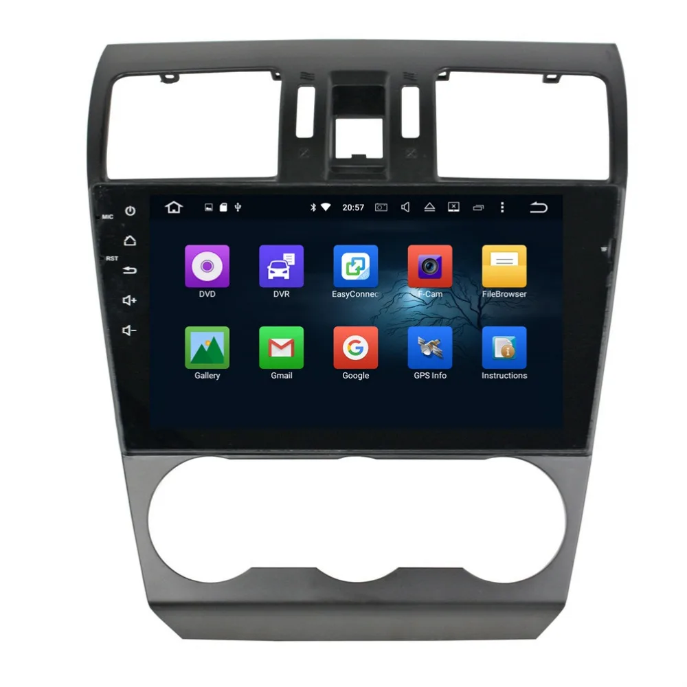 Octa Core 2 din 9 &quotAndroid 6 0 Car Audio DVD gps для Subaru Forester 2013 2016 с 4 ГБ Оперативная память радио