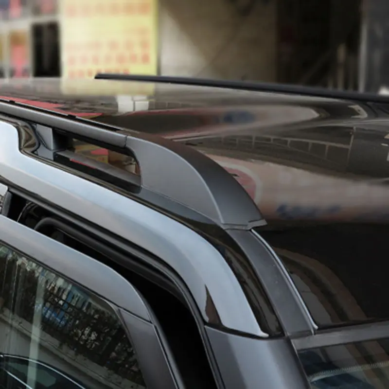 Черная рейка на крышу боковые рейки для Land Rover Discovery 4 LR4 2010 16|bar set|bar barbar racks |