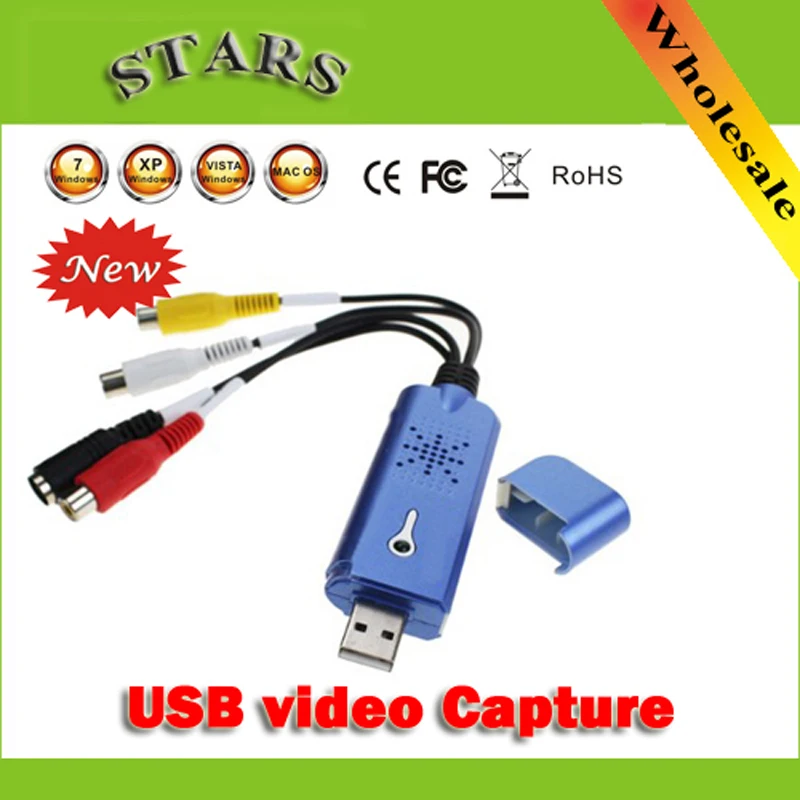

Видеозахват, USB 2,0, аудиозахват DC60 STK1160, ТВ, DVD, VHS, USB, преобразователь адаптер устройство захвата для Windows