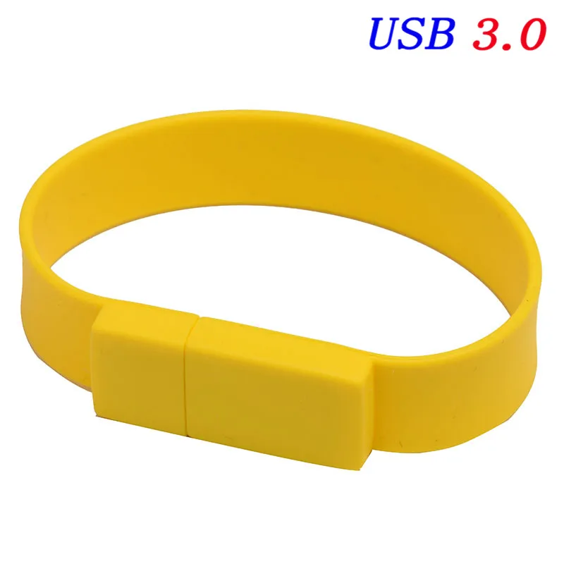 G JASTER USB 3,0 10 видов цветов браслет на запястье ручка-накопитель 4 ГБ 8 ГБ 16 ГБ 32 ГБ usb флэш-накопитель 64 Гб Модель браслета U диск - Цвет: G