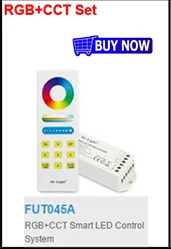 FUT068 AC85-265V Milight 2,4 г 6 Вт RGB+ CCT Вай-Фай совместимый смарт светодиодный светильник 2,4G Беспроводной 4-Зона дистанционного управления Android/iOs APP Управление