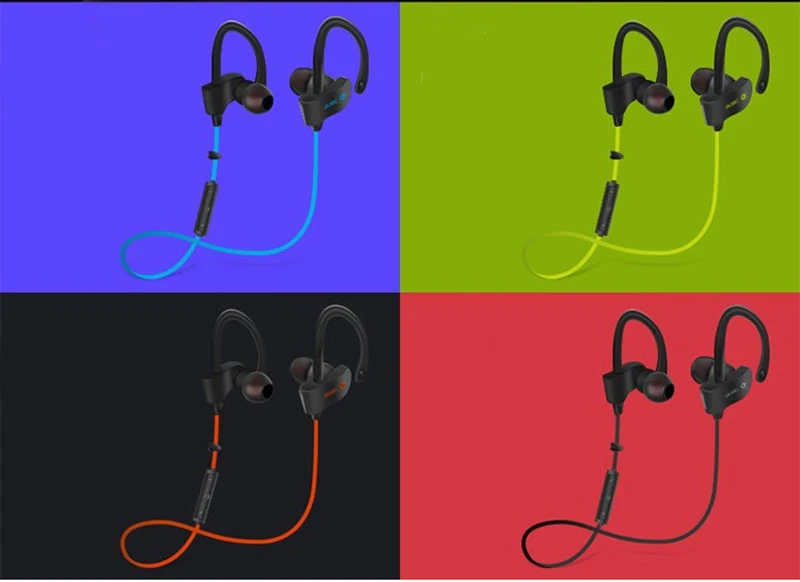 Ubit 56 s беспроводной bluetooth наушники спорт пот доказательство стерео наушники гарнитуры наушники-вкладыши с микрофоном для iphone& smartphone