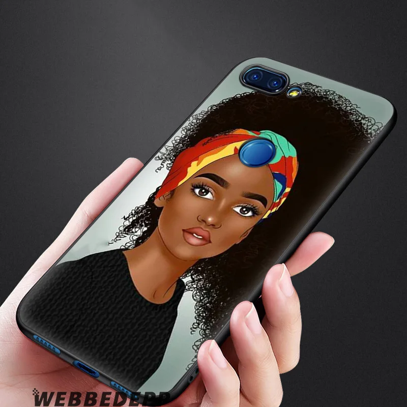 WEBBEDEPP афро девочек красочный милый мягкий чехол для Xiaomi 9 8 6 A1 A2 Lite MIA1 MIA2 MI8 MI6 MAX 3