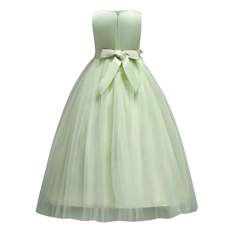 Girl Princess Dress Elegant Party Formal Vestido Children Birthday Girls Dresses party and wedding High Quality Mesh | Детская одежда и