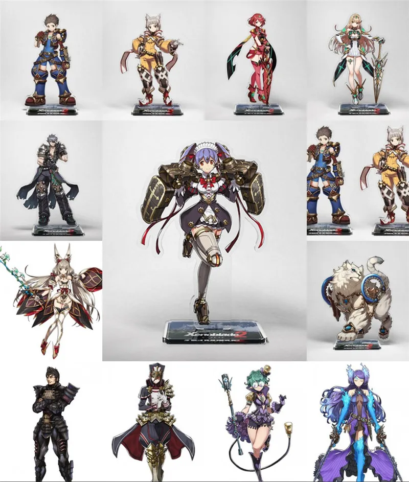 Аниме Косплей Xenoblade chronles 2 Rex Nia фигурка на акриловой подставке подарок игрушка