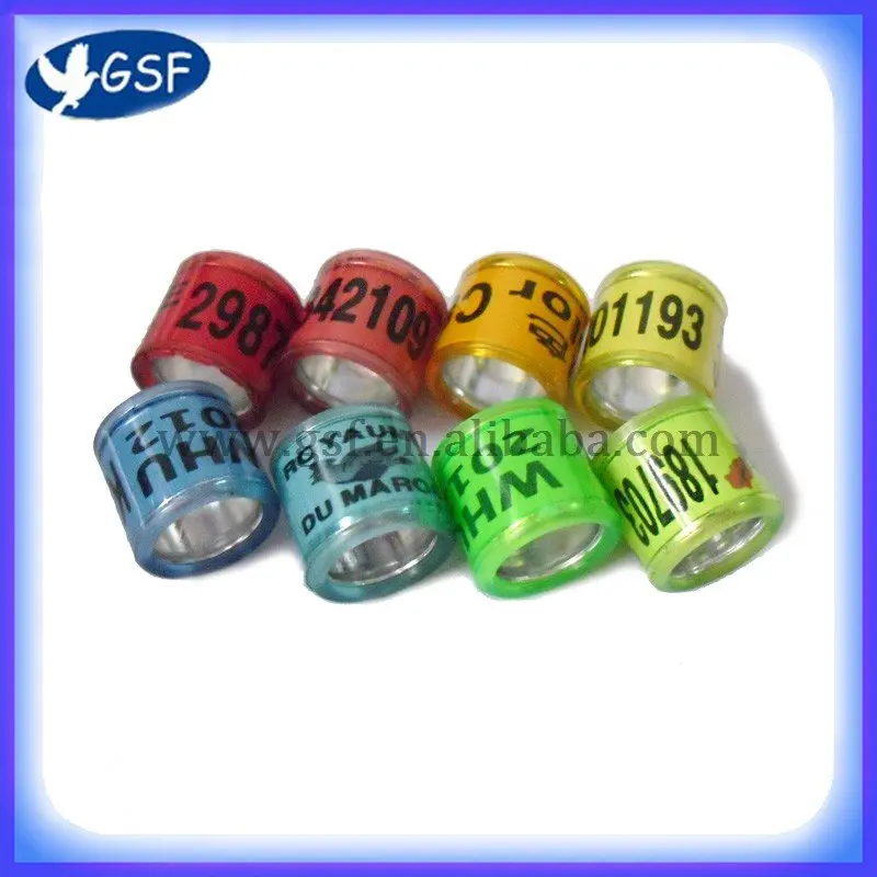 Алюминий с пластиковым кольцом голубя|aluminium pigeon rings|pigeon ringsring |