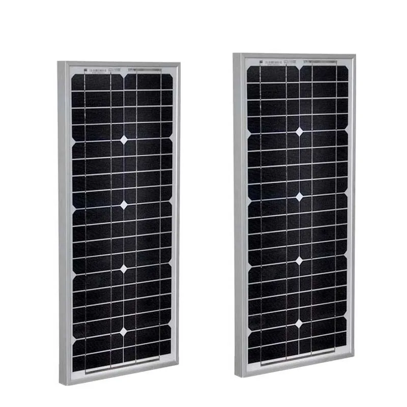 

Portable Solar Panel 12v 20w 2 Pcs Panneau Solaire 24v 40w Solar Battery Charger Home Lighting Caravan Camping Car Phone LED