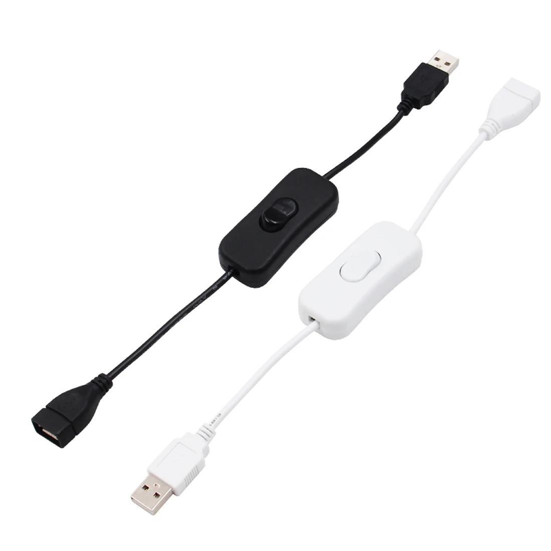 1 шт. 30 см USB-кабель с переключателем ВКЛ./ВЫКЛ. Удлинитель для USB лампы вентилятора