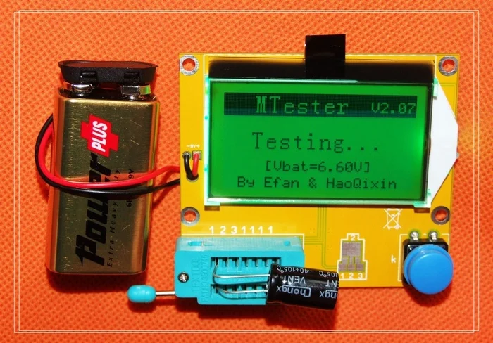 Графический Многофункциональный тестер конденсатора индуктивность резистор SCR
