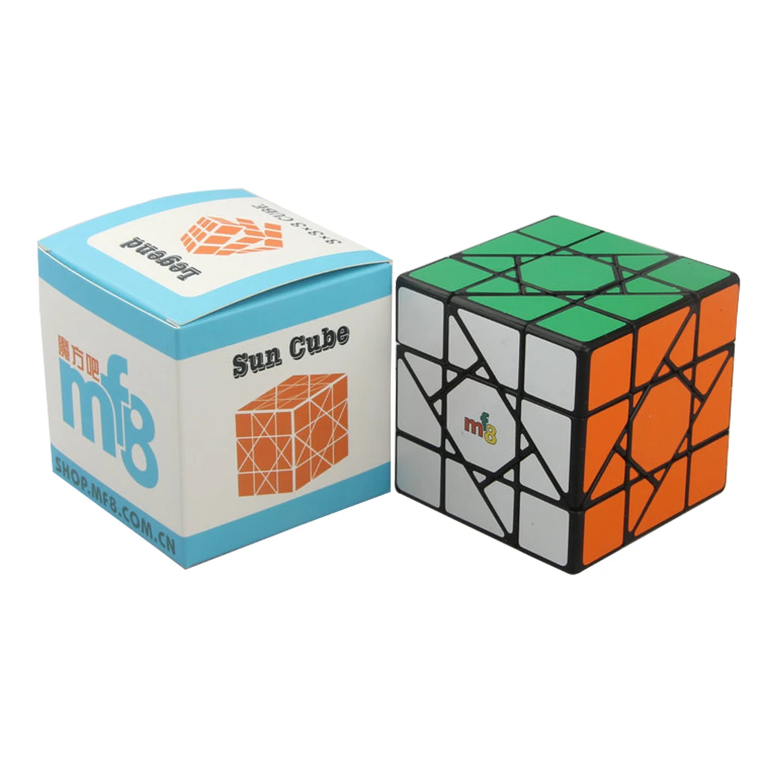MF8 Sun Cube Legend 3x3x3 волшебный куб головоломка игрушка (перевязочный) черная