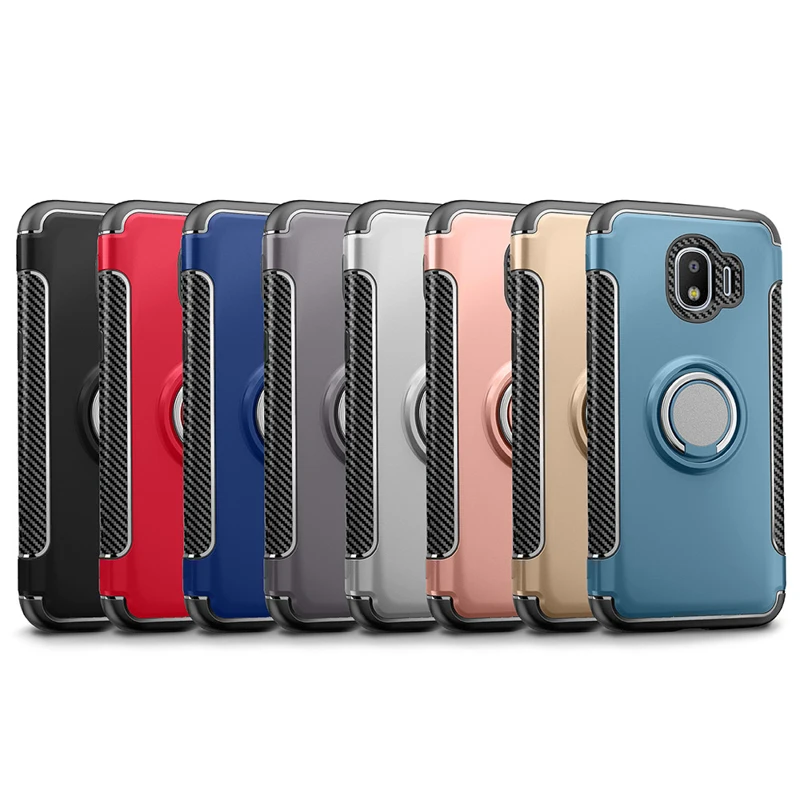 Kinstand Casse For Samsung Galaxy Note 9 8 S10 Lite S9 Plus S8 S7 A6 A9 C8 J7 A8 Star Finger Ring Car Magnet Covers |