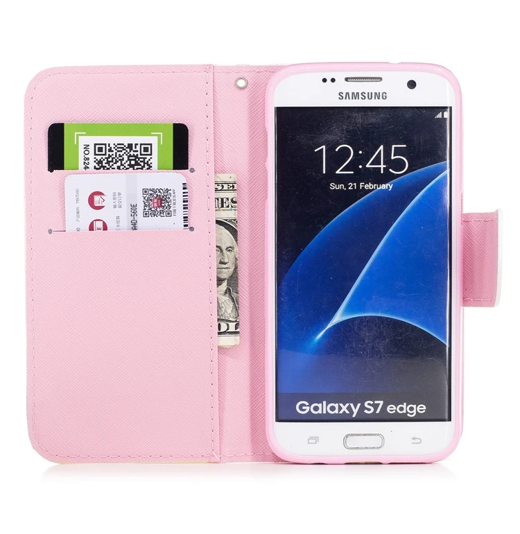 Для Etui samsung Galaxy S7 чехол S7 Edge Роскошный кожаный флип-кошелек чехол для Coque Galaxy S7 S 7 S7 Edge чехол Capinha корпус